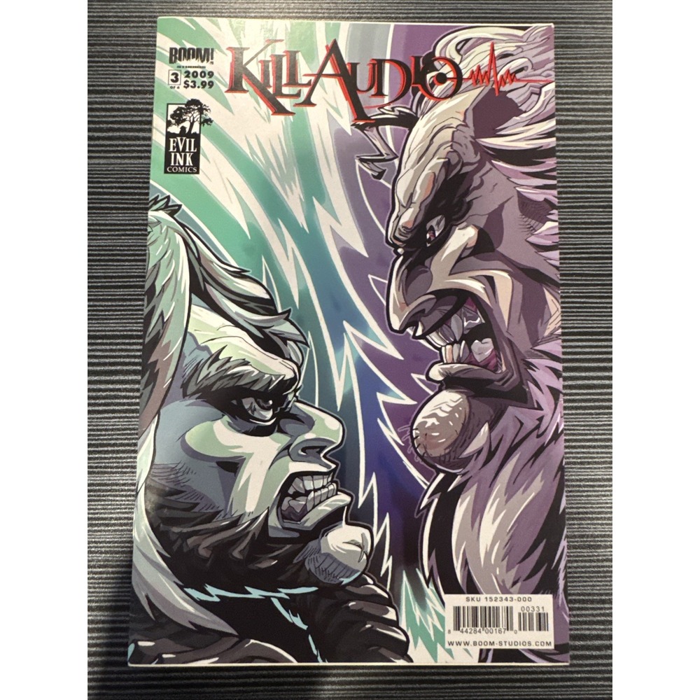 Kill Audio 3 Art A 2009 Boom Studios Comic Book Claudio Sanchez Evil Ink